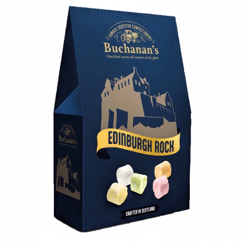Buchanan's Edinburgh Rock Carton 150g