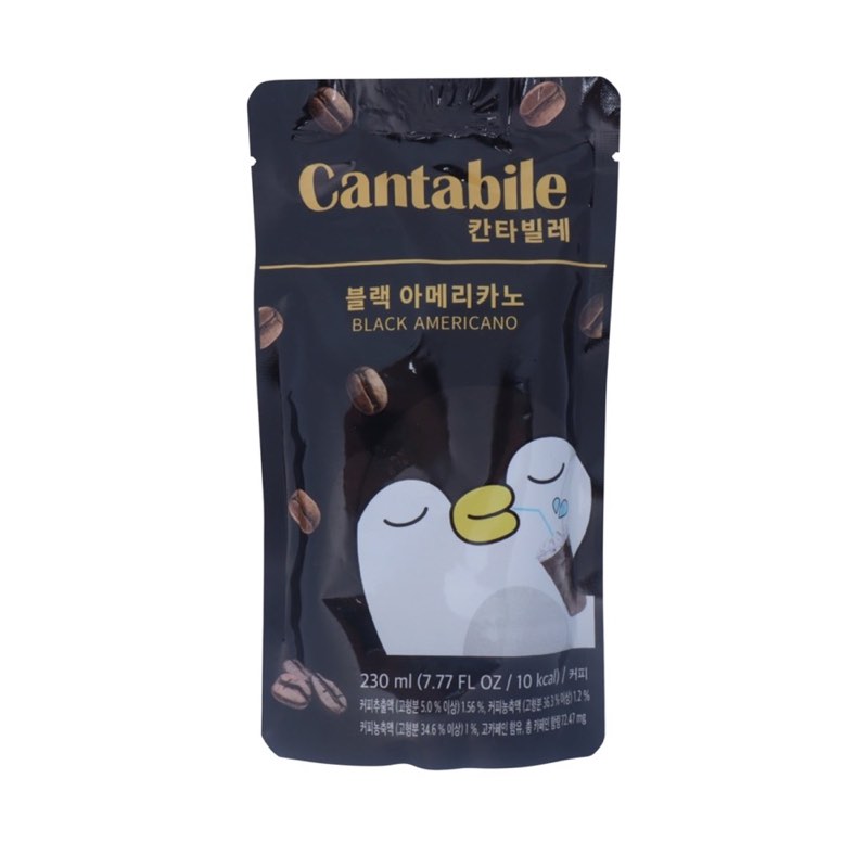 Cantabile Black Americano Pouch 230ml