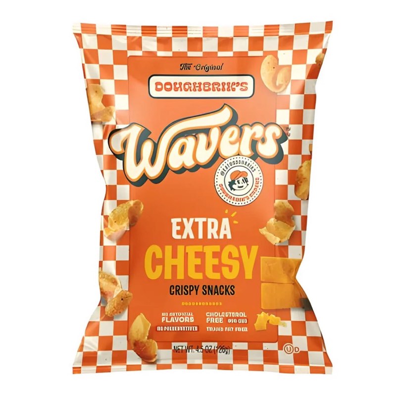Doughbrik’s Extra Cheesy Wavers Crisps 126g
