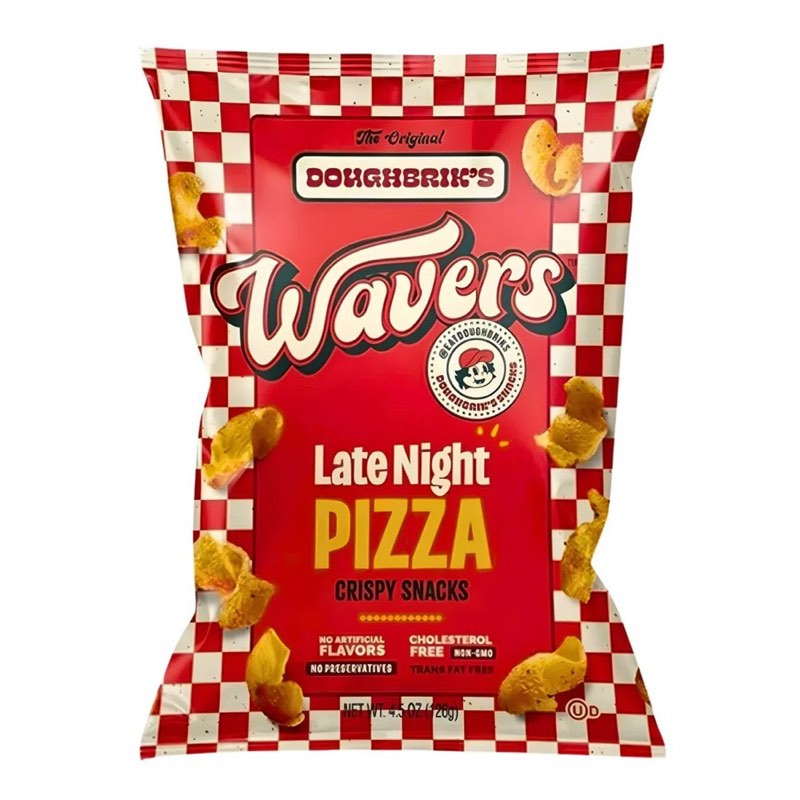Doughbrik’s Late Night Pizza Wavers Crisps 126g