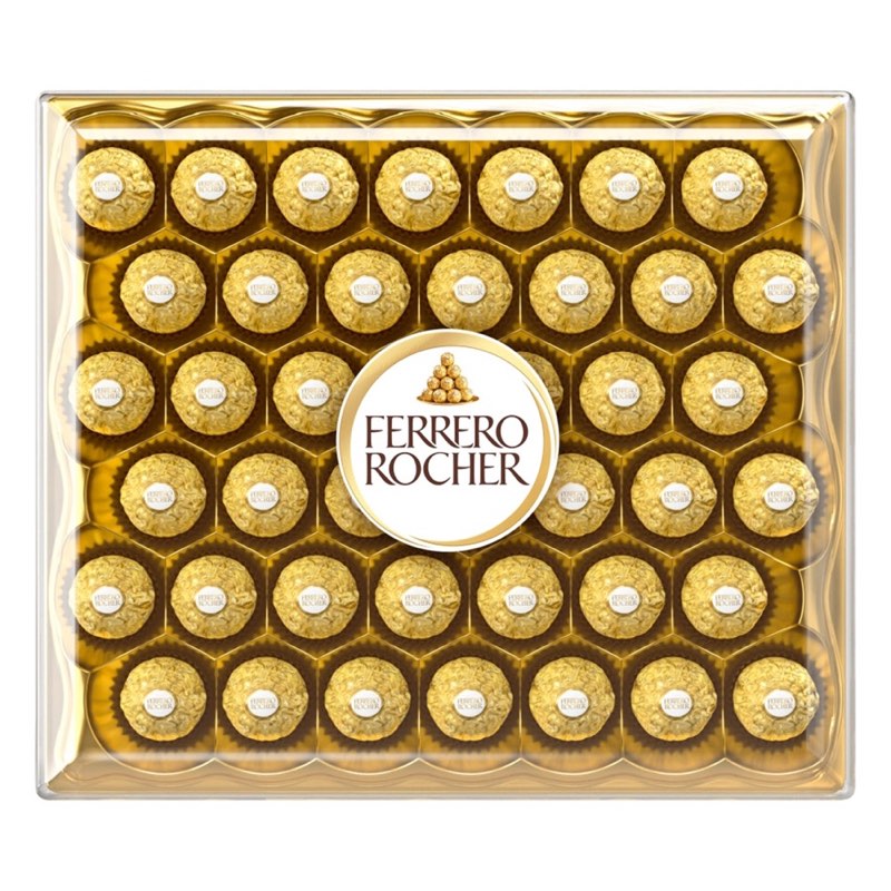 Ferrero Rocher Milk Chocolate Pralines 42 Pieces 525g