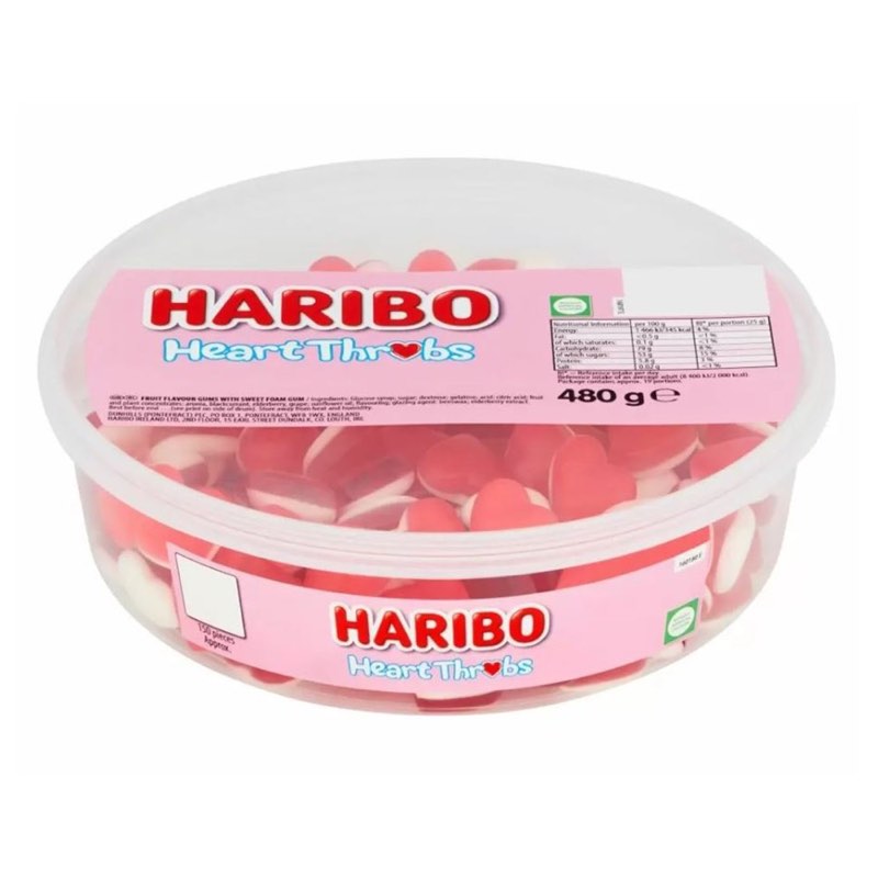 Haribo Heart Throbs 480g
