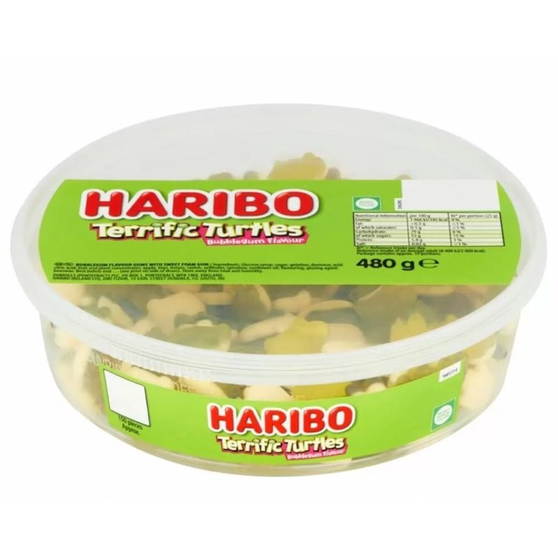 Haribo Terrific Turtles Tub 480g