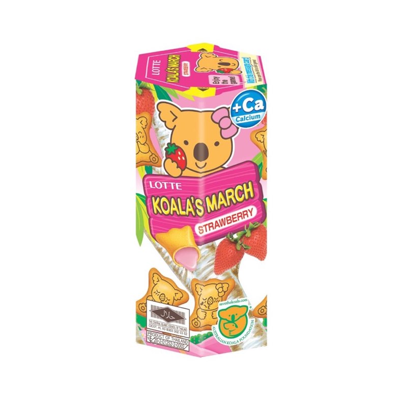 Lotte Koala's March Strawberry Biscuits 37g