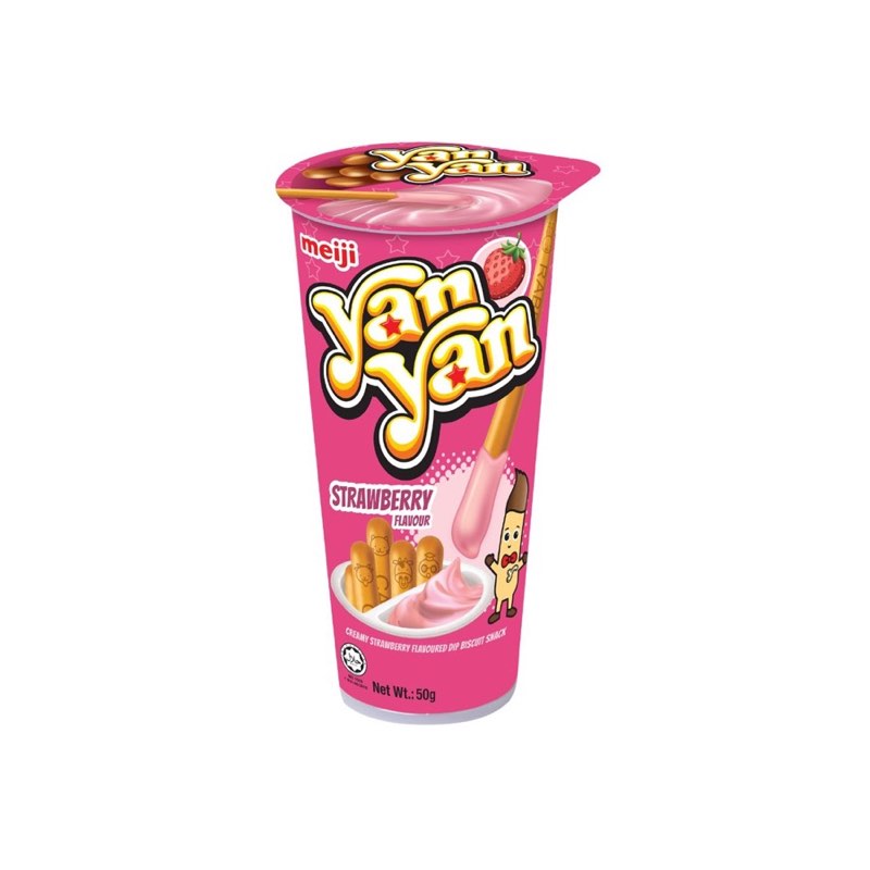 Meiji Yan Yan Strawberry Dip