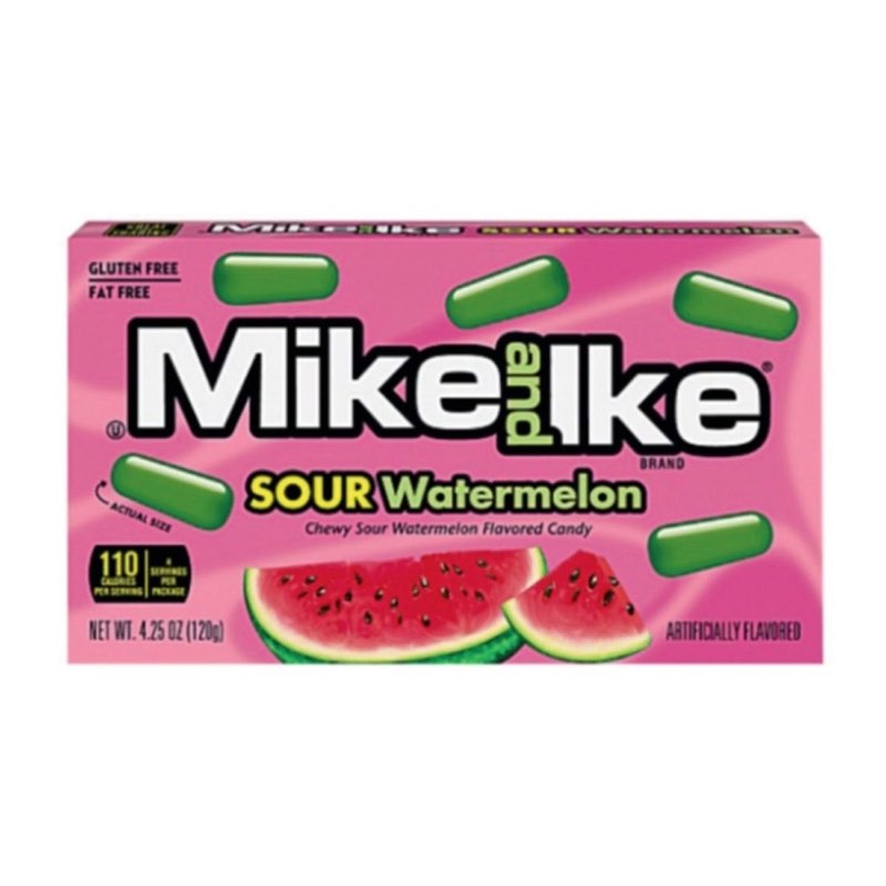 Mike & Ike Sour Watermelon Theatre Box 120g