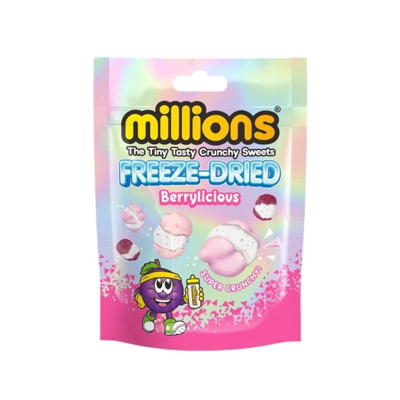 Millions Freeze-Dried Berrylicious Pouch 50g