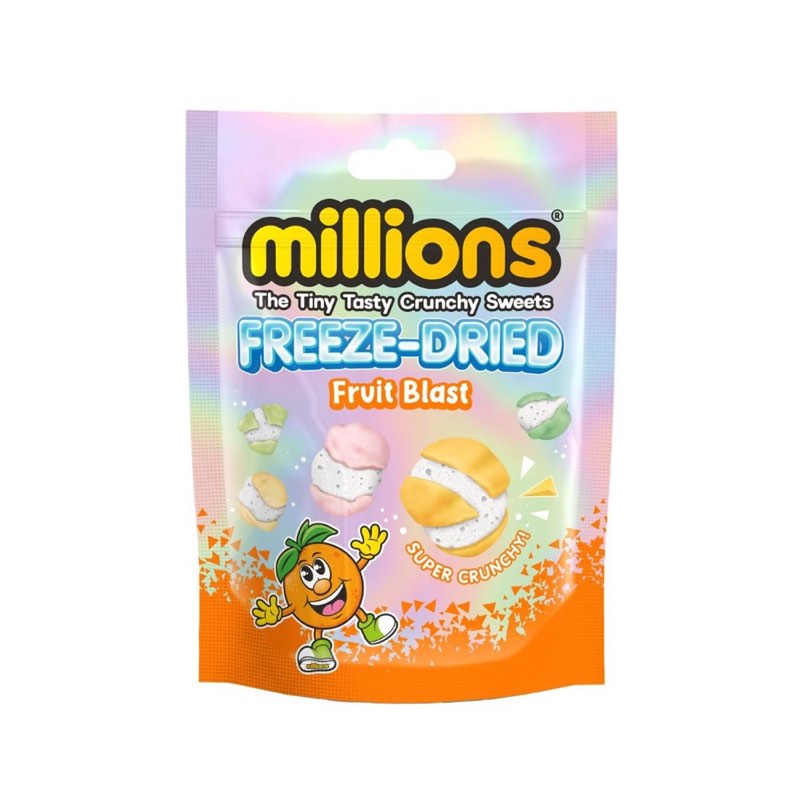 Millions Freeze-Dried Fruit Blast Pouch 50g