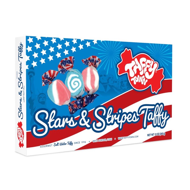 Taffy Town Stars And Stripes Gift Box 340g
