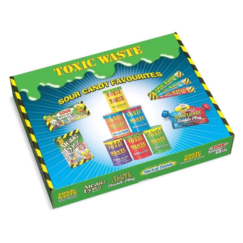 Toxic Waste Large Sour Candy Gift Box 460g