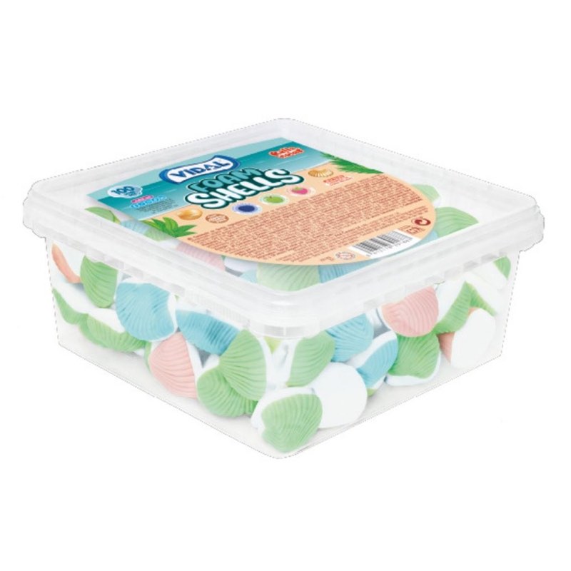 Vidal Foam Jelly Filled Seashells Tub 795g