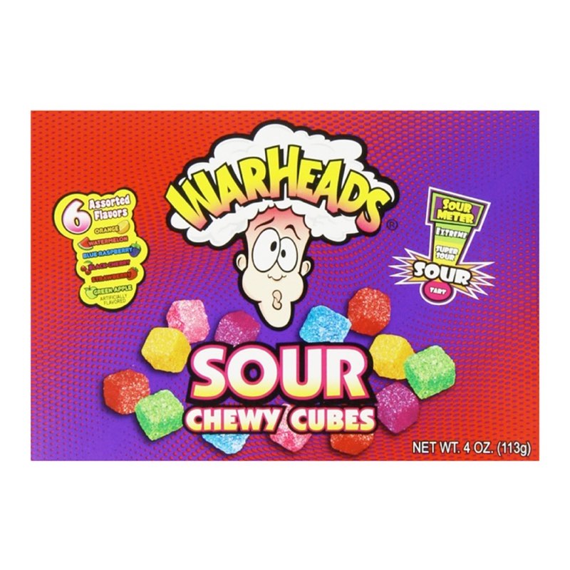 Warheads Sour Chewy Cubes